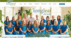 Desktop Screenshot of longleafdental.com