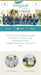 Mobile Screenshot of longleafdental.com